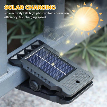 New Upgraded Solar Clip Light Outdoor Courtyard Lamp Camping Garden 3 Lighting  Intelligent Sensing Solar Wall Lamp